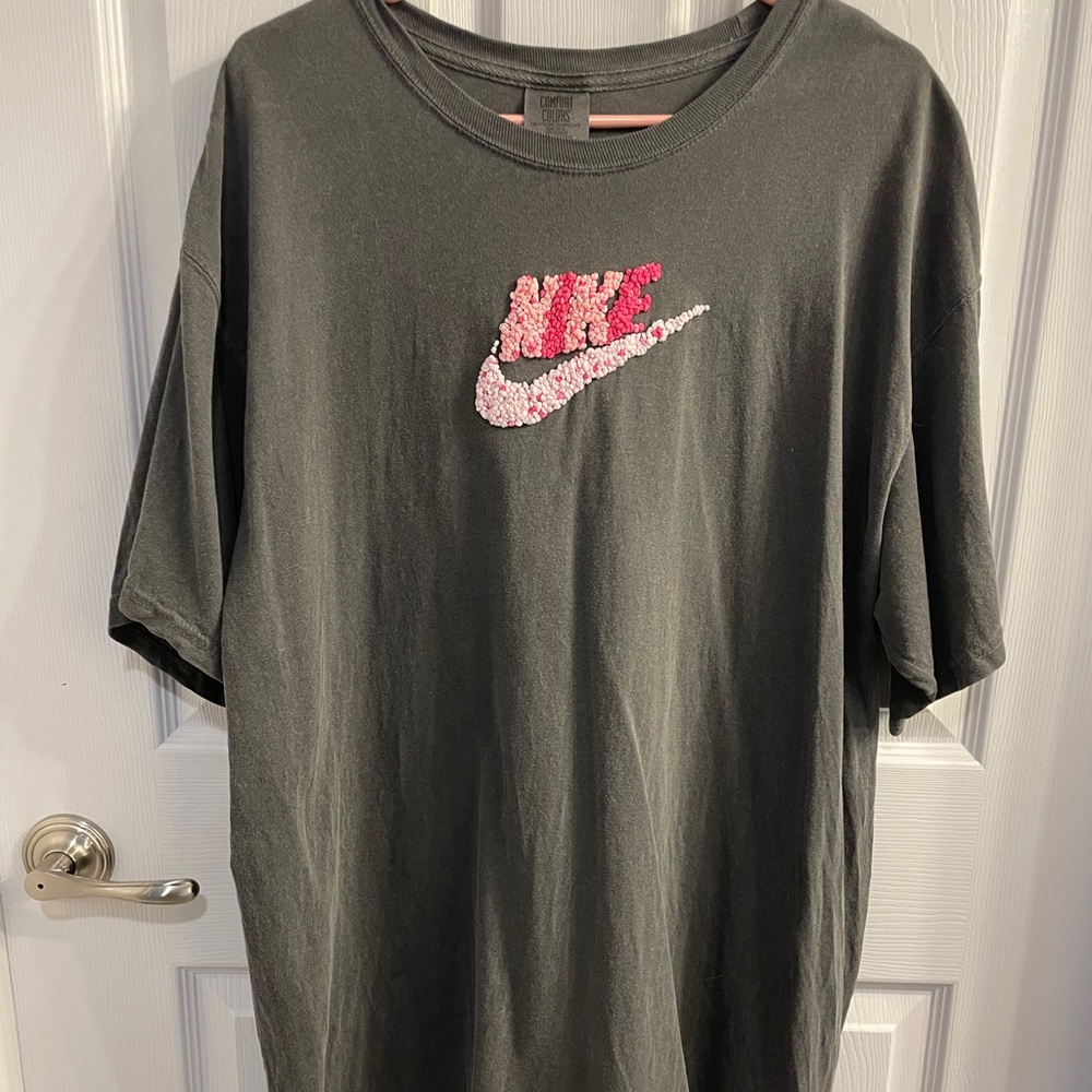 Extra Long Nike Embroidered T-Shirt